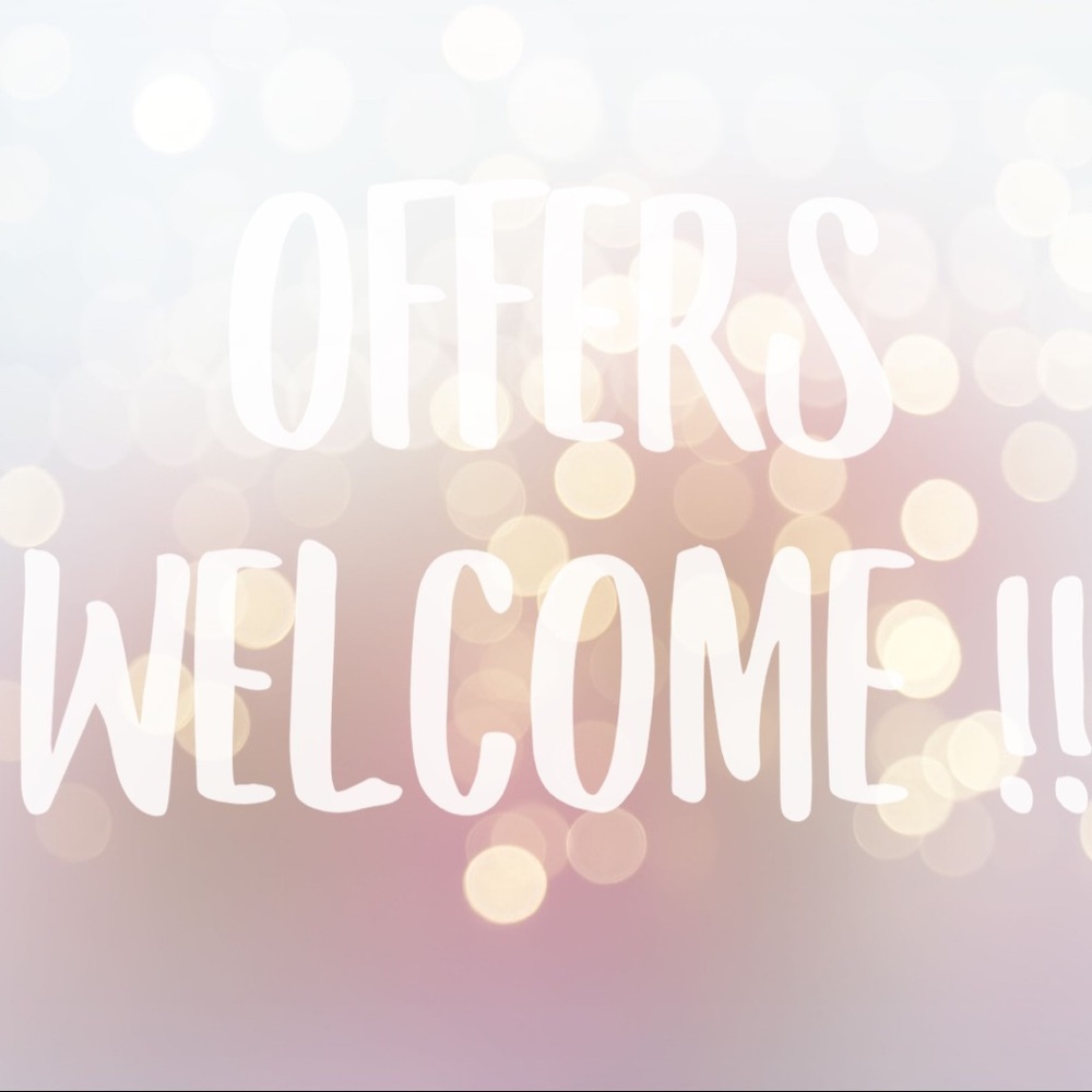 Reasonable offers are always welcome!!